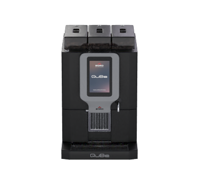 Rancilio Egcm Qbe Pm Blk Egro Qube Pro Fully Automatc Coffee Machine Qube Pro Milk Fridge