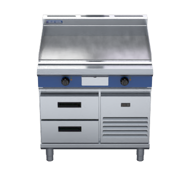Blue Seal Evolution Series Ep516 Rb 900Mm Electric Griddle Refrigerated Base