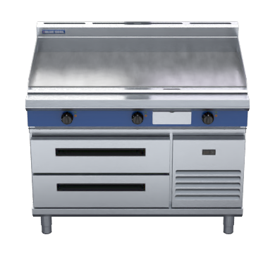 Blue Seal Evolution Series Ep518 Rb 1200Mm Electric Griddle Refrigerated Base