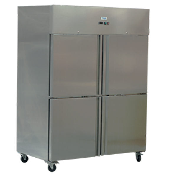 Exquisite Double Door Stainless Steel Freezer 1497 litres - GSF1412H - Whisk Hospitality - GSF1412H