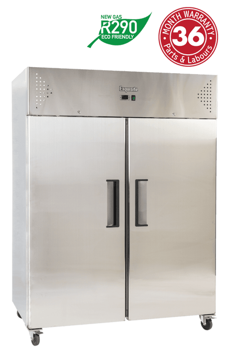 Exquisite Double Door Stainless Steel Freezer 1410 litres - GSF1410H - Whisk Hospitality - GSF1410H