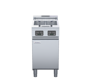 Waldorf 800 Series Fnl8224Ee 450Mm Twin Pan Electric Fryer Low Back Version