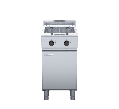 Waldorf 800 Series Fnl8224E 450Mm Twin Pan Electric Fryer Low Back Version