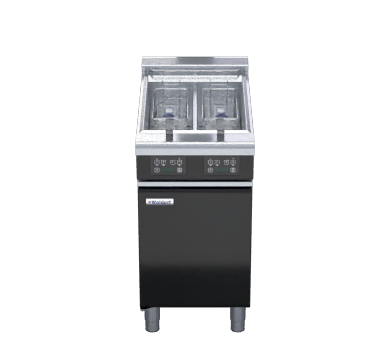 Waldorf Bold Fnlb8224Ee 450Mm Twin Pan Electric Fryer Low Back Version