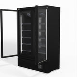 Supermarket Two Doors Upright Display Freezer - 1000L