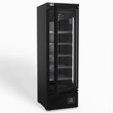 Supermarket Single Glass Door Upright Display Freezer - 450 Litre