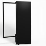 Supermarket Single Glass Door Upright Display Freezer - 450 Litre