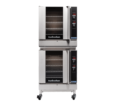 Turbofan G32D42 Full Size Tray Digital Gas Convection Ovens Double Stacked 0