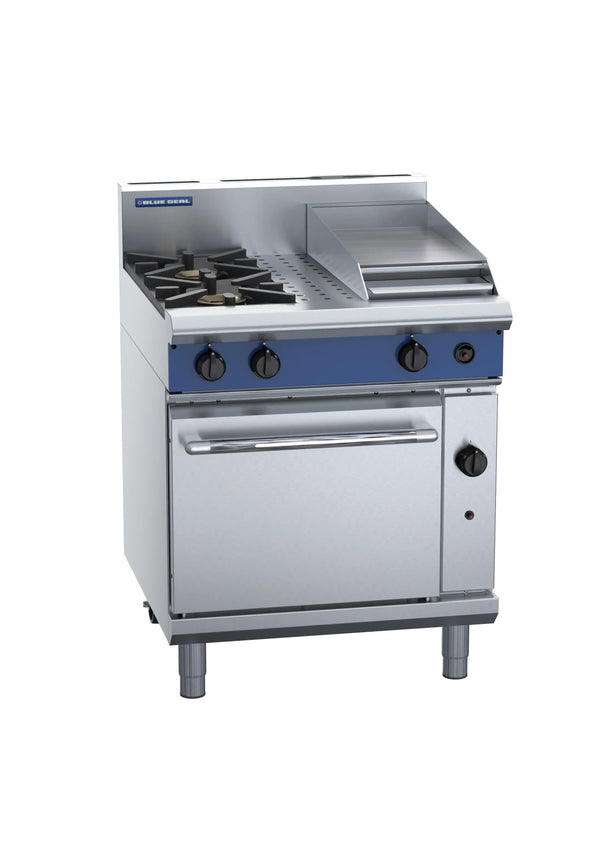 Blue Seal Evolution Series G505C 750Mm Gas Range Static Oven