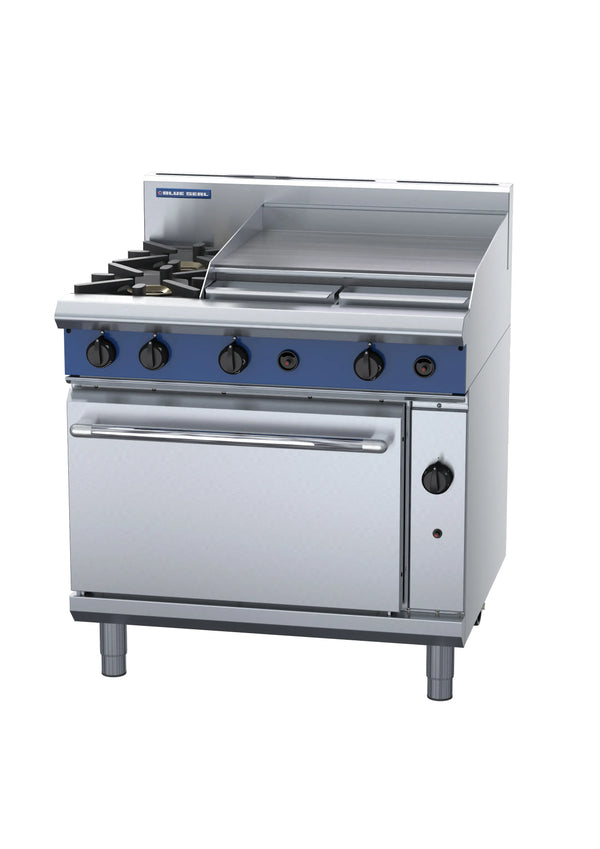 Blue Seal Evolution Series G506B 900Mm Gas Range Static Oven