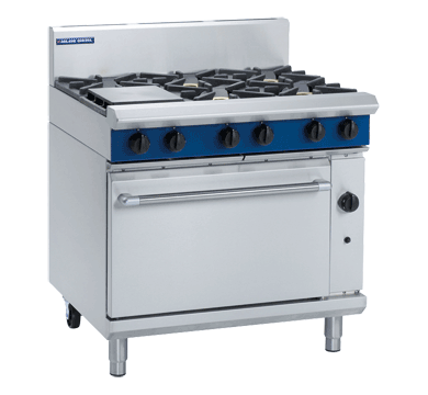 Blue Seal Evolution Series G506D 900Mm Gas Range Static Oven