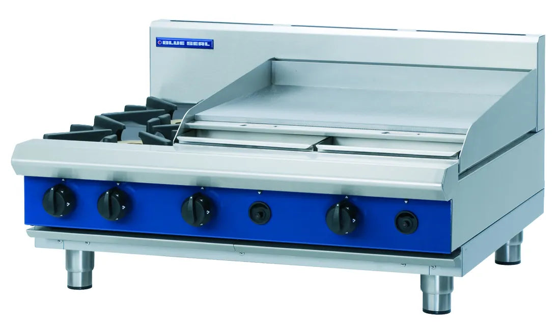 Blue Seal Evolution Series G516B B 900Mm Gas Cooktop Bench Model