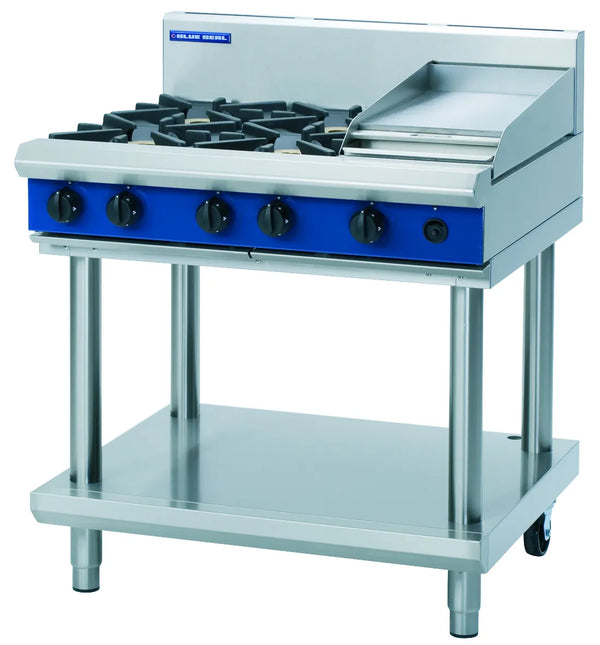 Blue Seal Evolution Series G516C Ls 900Mm Gas Cooktop Leg Stand