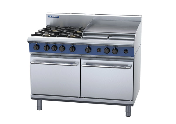 Blue Seal Evolution Series G528B 1200Mm Gas Range Double Static Oven