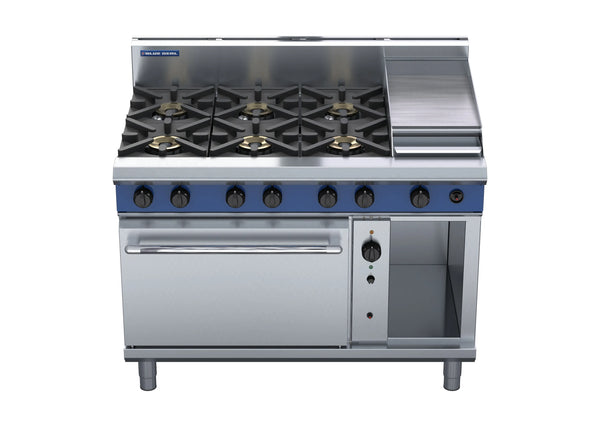 Blue Seal Evolution Series G58C 1200Mm Gas Range Convection Oven