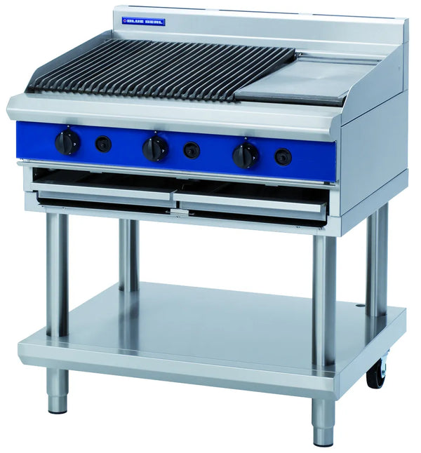 Blue Seal Evolution Series G596 Ls 900Mm Gas Chargrill Leg Stand