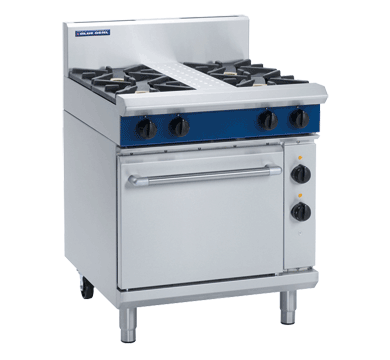 Blue Seal Evolution Series Ge505D 750Mm Gas Range Electric Static Oven