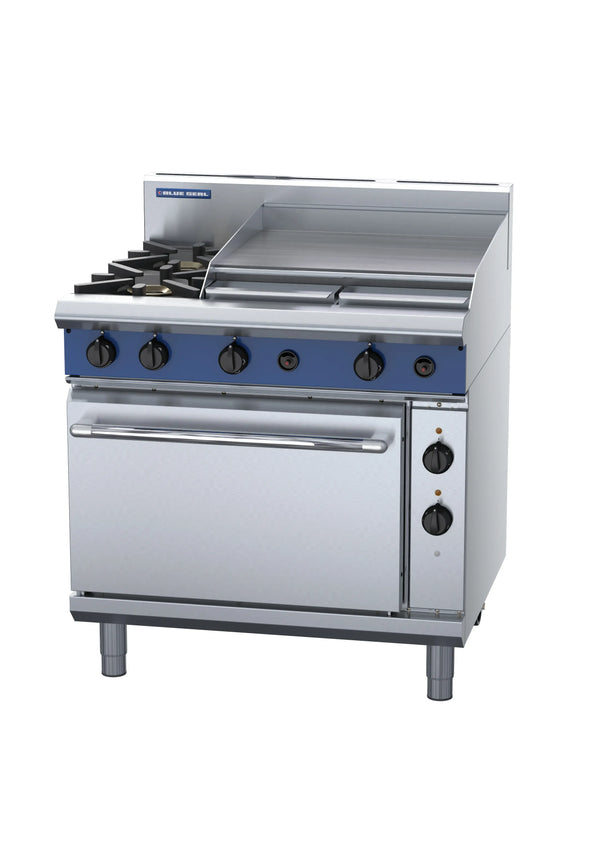 Blue Seal Evolution Series Ge506B 900Mm Gas Range Electric Static Oven