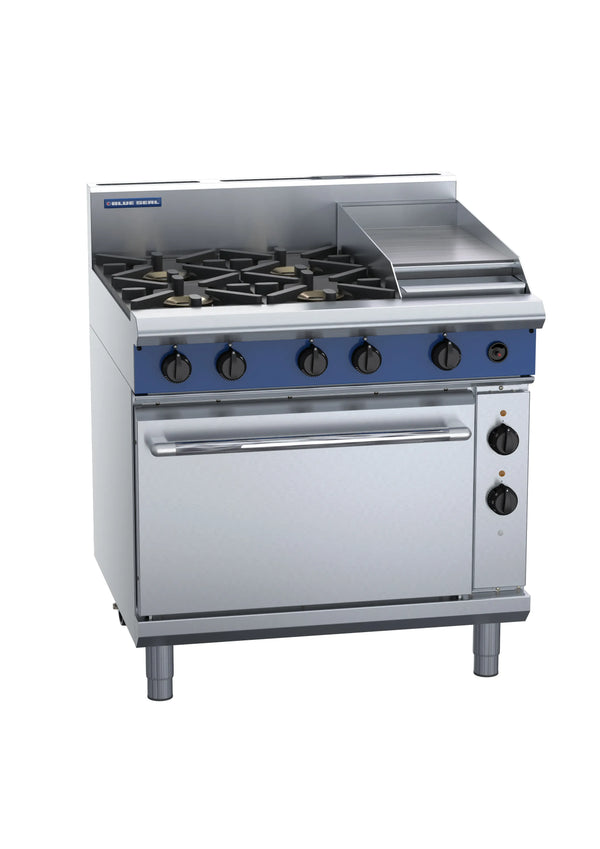 Blue Seal Evolution Series Ge506C 900Mm Gas Range Electric Static Oven
