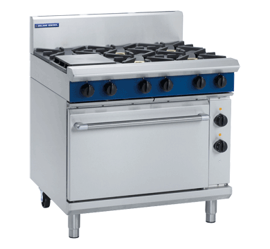 Blue Seal Evolution Series Ge506D 900Mm Gas Range Electric Static Oven