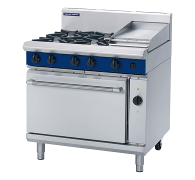 Blue Seal Evolution Series Ge56C 900Mm Gas Range Electric Convection Oven