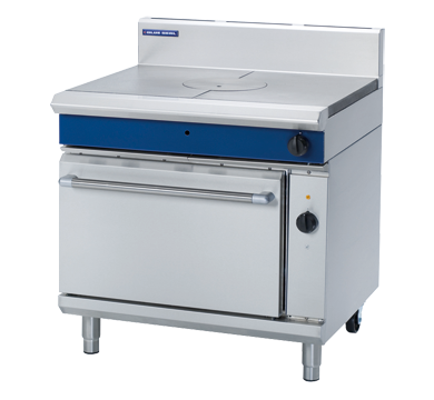 Blue Seal Evolution Series Ge576 900Mm Gas Target Top Electric Convection Oven Range