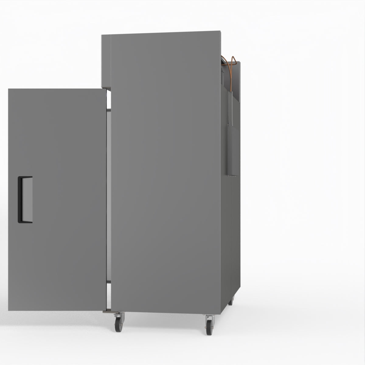 1000 Litre Upright Double Stainless Steel Door Freezer