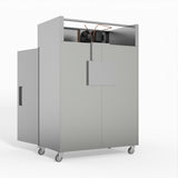 1000 Litre Upright Double Stainless Steel Door Freezer