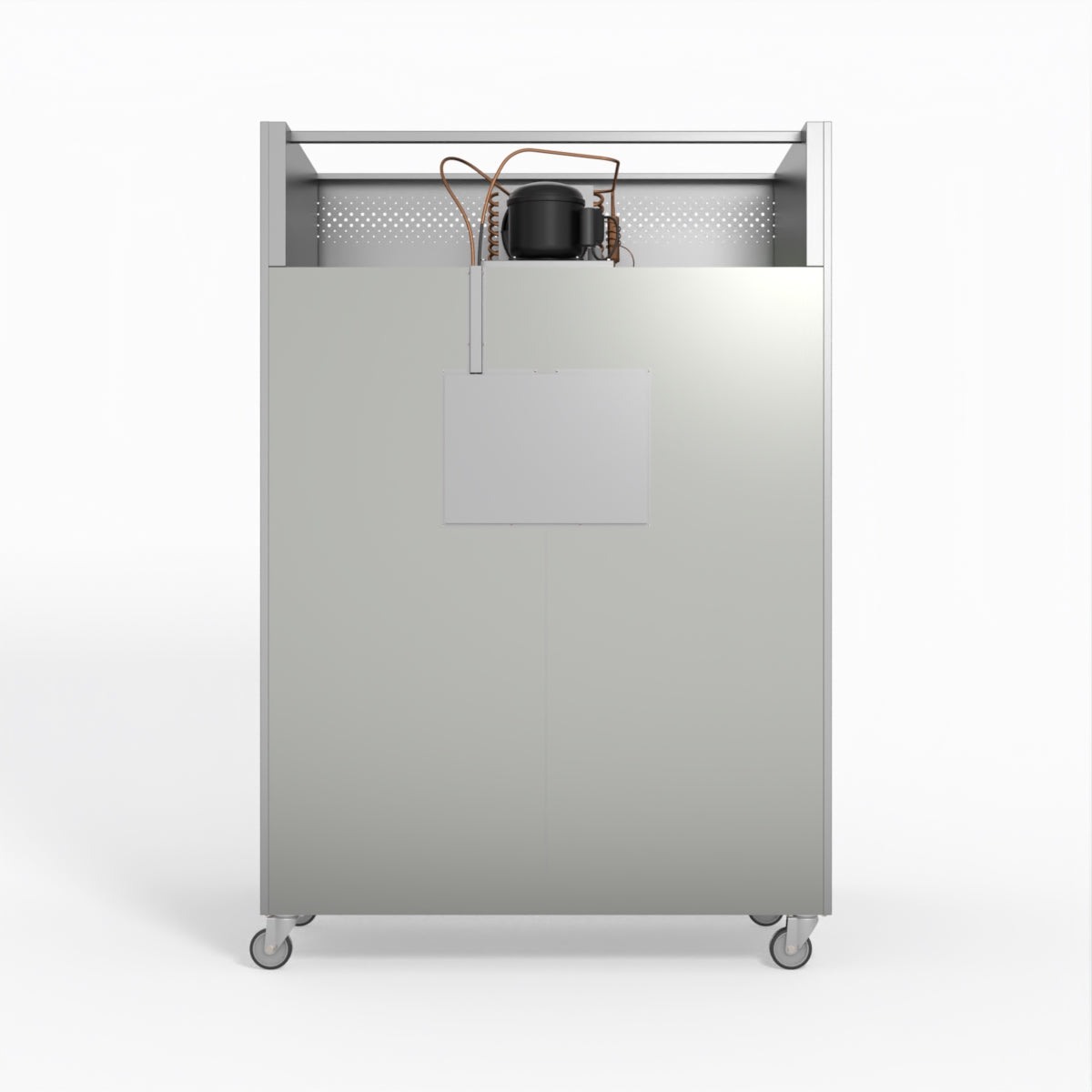 1000 Litre Upright Double Stainless Steel Door Freezer