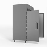 1000 Litre Upright Double Stainless Steel Door Freezer