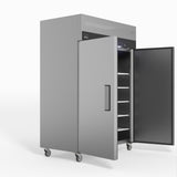 1000 Litre Upright Double Stainless Steel Door Freezer