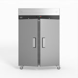 1000 Litre Upright Double Stainless Steel Door Freezer