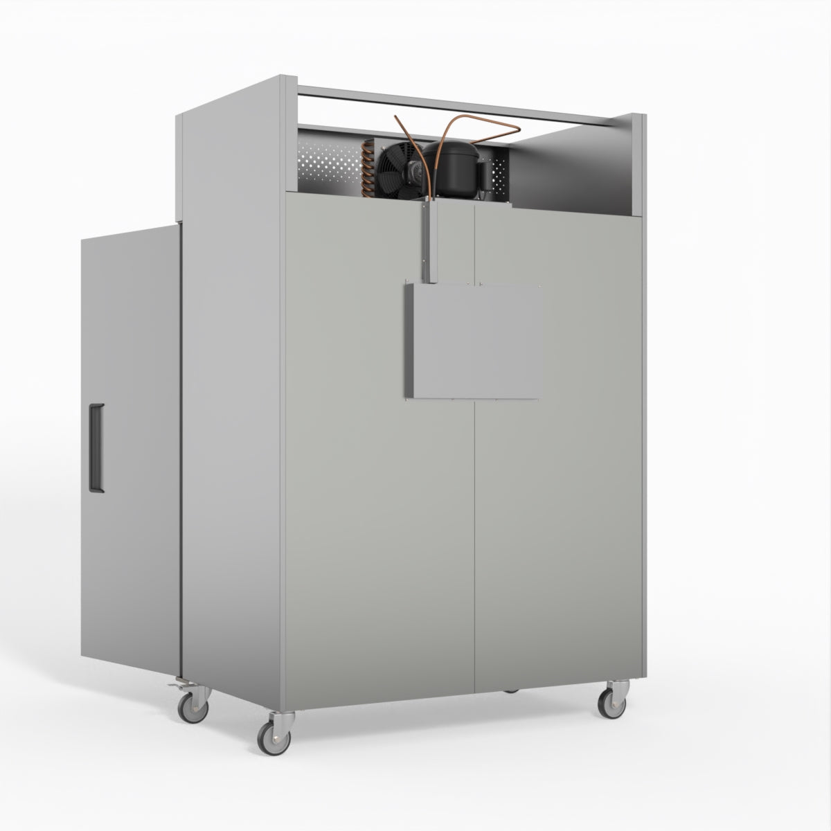 1200 Litre Upright Double Stainless Steel Door Freezer