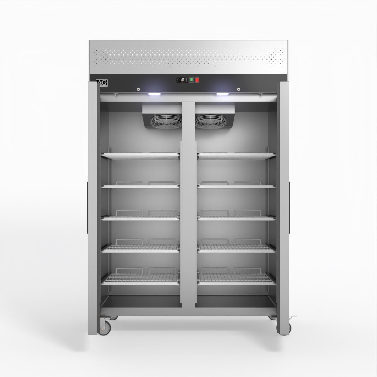 1200 Litre Upright Double Stainless Steel Door Freezer