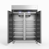 1000 Litre Upright Double Stainless Steel Door Fridge