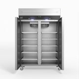 1000 Litre Upright Double Stainless Steel Door Fridge