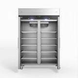 1000 Litre Upright Double Stainless Steel Door Fridge