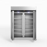 1300 Litre Upright Double Stainless Steel Door Freezer