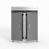 1300 Litre Upright Double Stainless Steel Door Freezer