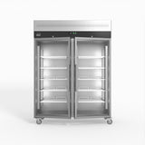 1300 Litre Upright Double Glass Door Display Fridge