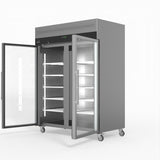 1300 Litre Upright Double Glass Door Display Fridge