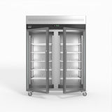 1300 Litre Upright Double Glass Door Display Fridge