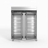 1300 Litre Upright Double Glass Door Display Fridge