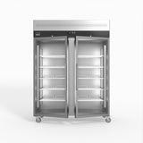 1300 Litre Upright Double Glass Door Display Fridge