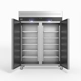 1300 Litre Upright Double Stainless Steel Door Fridge