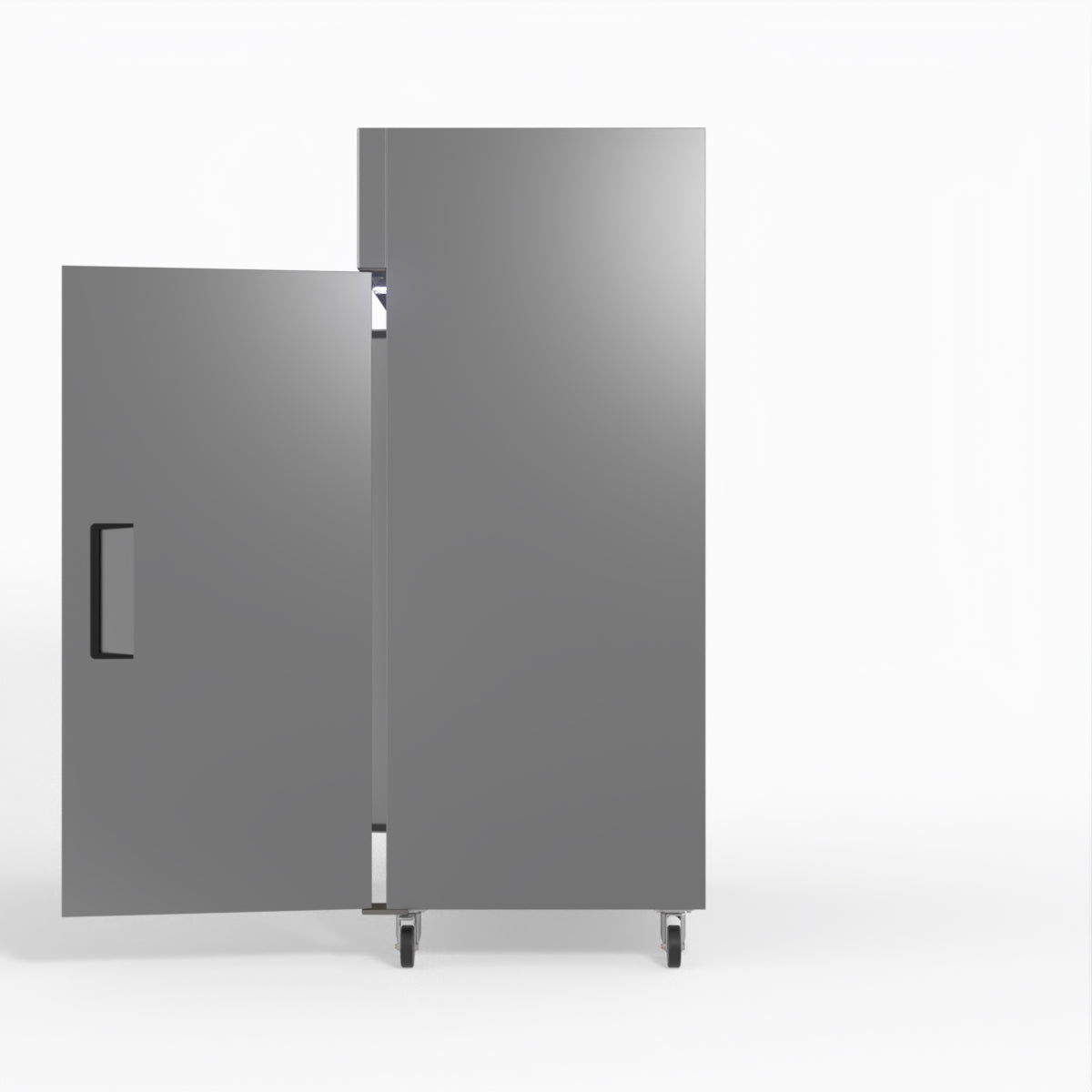 1300 Litre Upright Double Stainless Steel Door Fridge