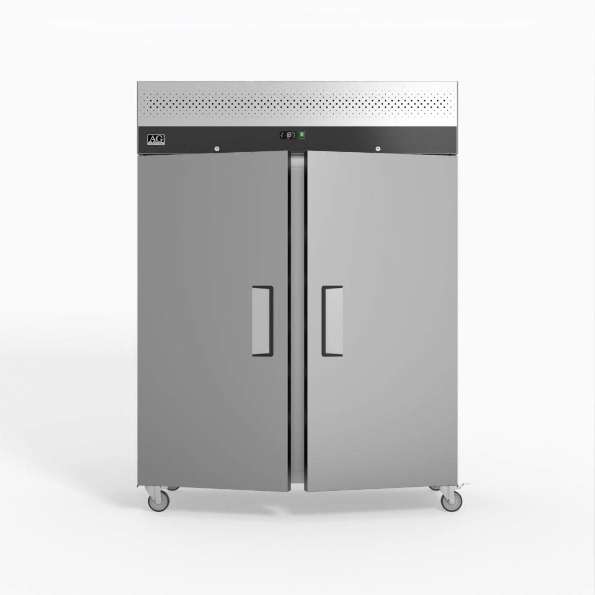 1300 Litre Upright Double Stainless Steel Door Fridge