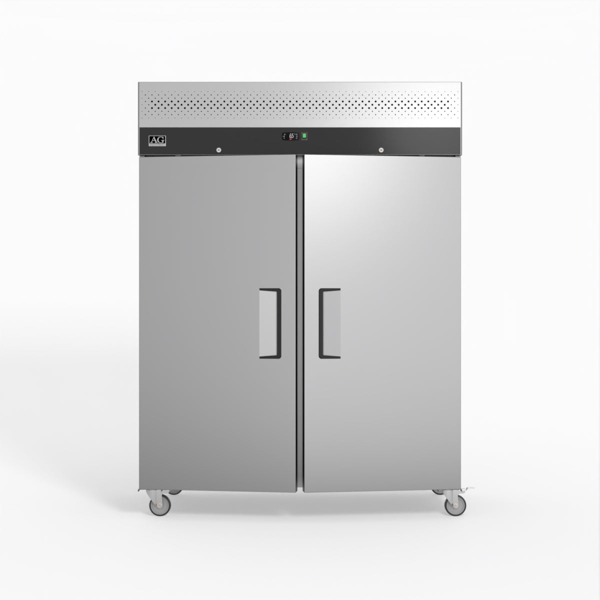 1300 Litre Upright Double Stainless Steel Door Fridge