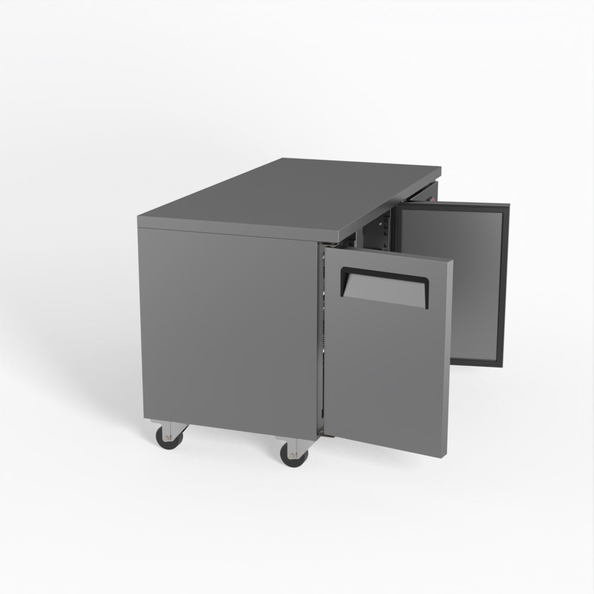 Commercial Two Door Worktop / Under Bench Freezer 700mm Depth