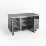 Commercial Two Door Worktop / Under Bench Freezer 700mm Depth